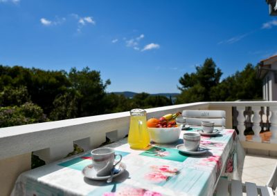 One bedroom apartment with a terrace and a sea view