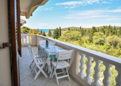 Two bedroom apartment with terrace and a sea view