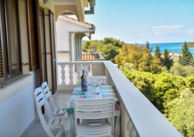 Two bedroom apartment with terrace and a sea view