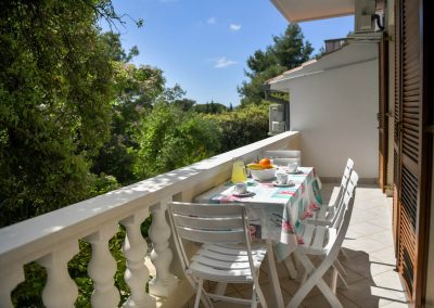 One bedroom apartment with terrace and a forest view